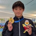 日本代表　ジュニアパンパシ　２００ｍ平泳ぎ優勝！